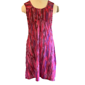 Prana sz S multi colored patterned hiking, camping, golfing, activewear dress